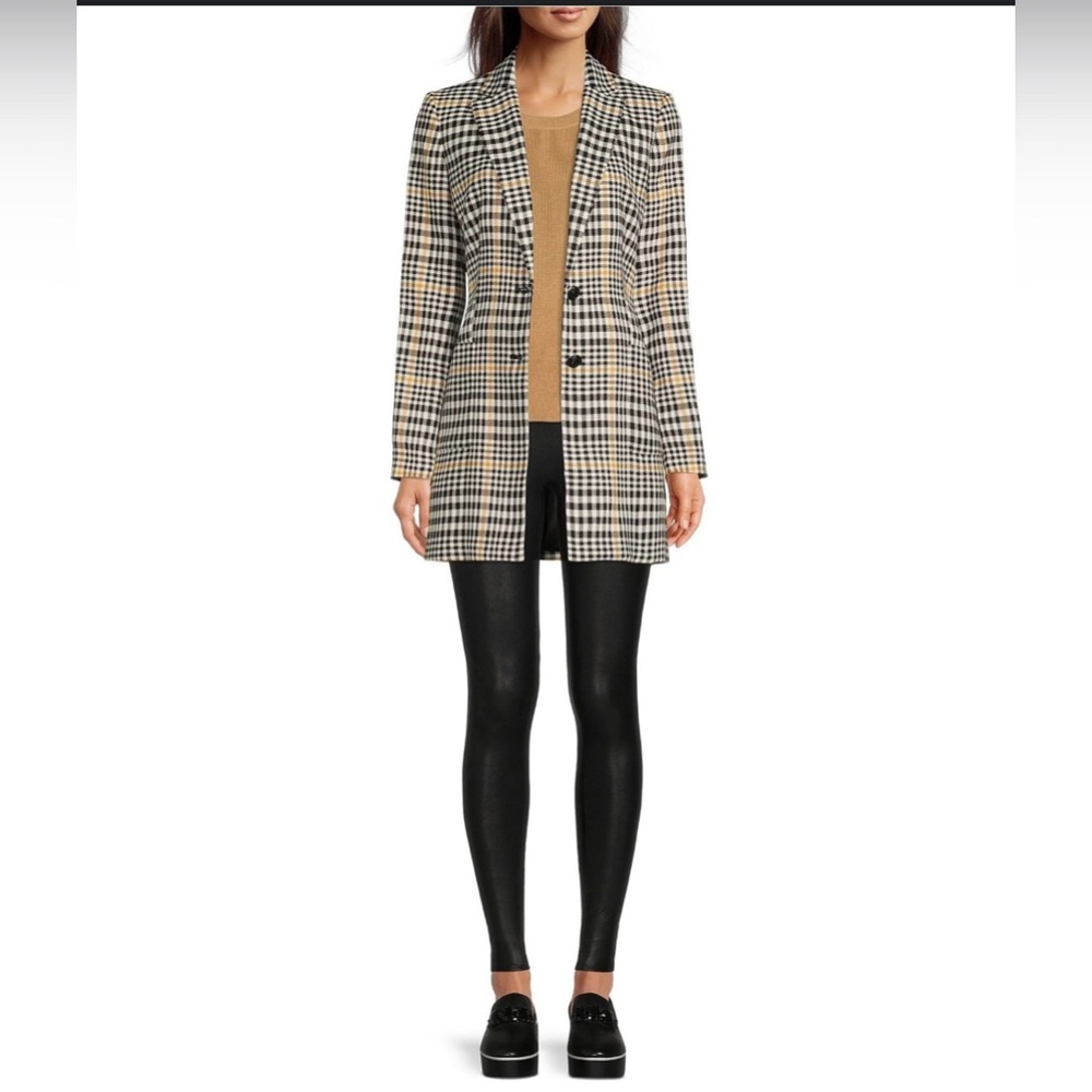 Karl Lagerfeld Checkered Statement Coat – Size 4